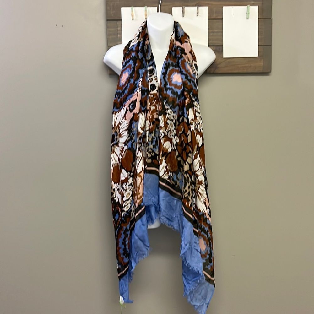 Vera Bradley Soft Fringe Scarf Madison Garden Blush- NEW